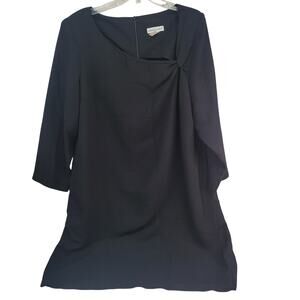 Jessica London size 18wp Long sleeve black dress